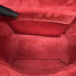 Micro Belt Bag Grained Red SHW