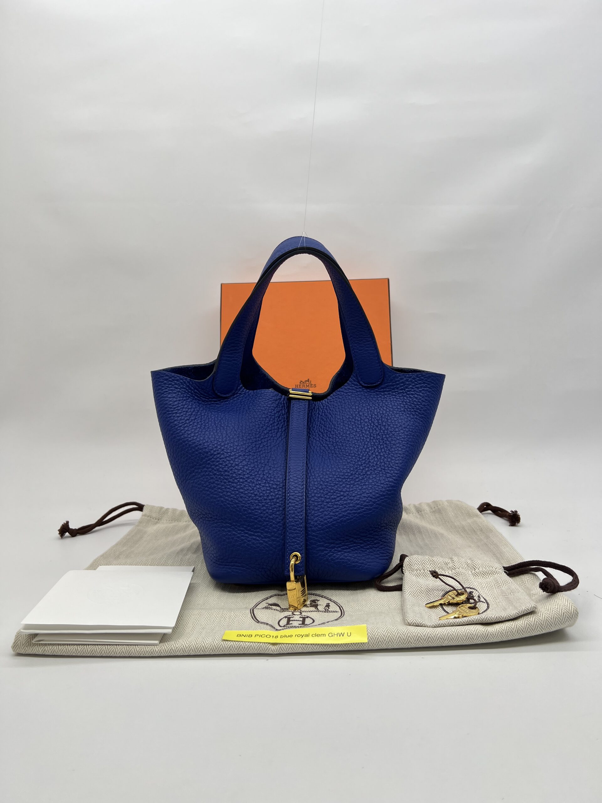 Picotin 18 Clemence Bleu Royal GHW