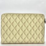 A5 Triangle Pouch White Beige SHW