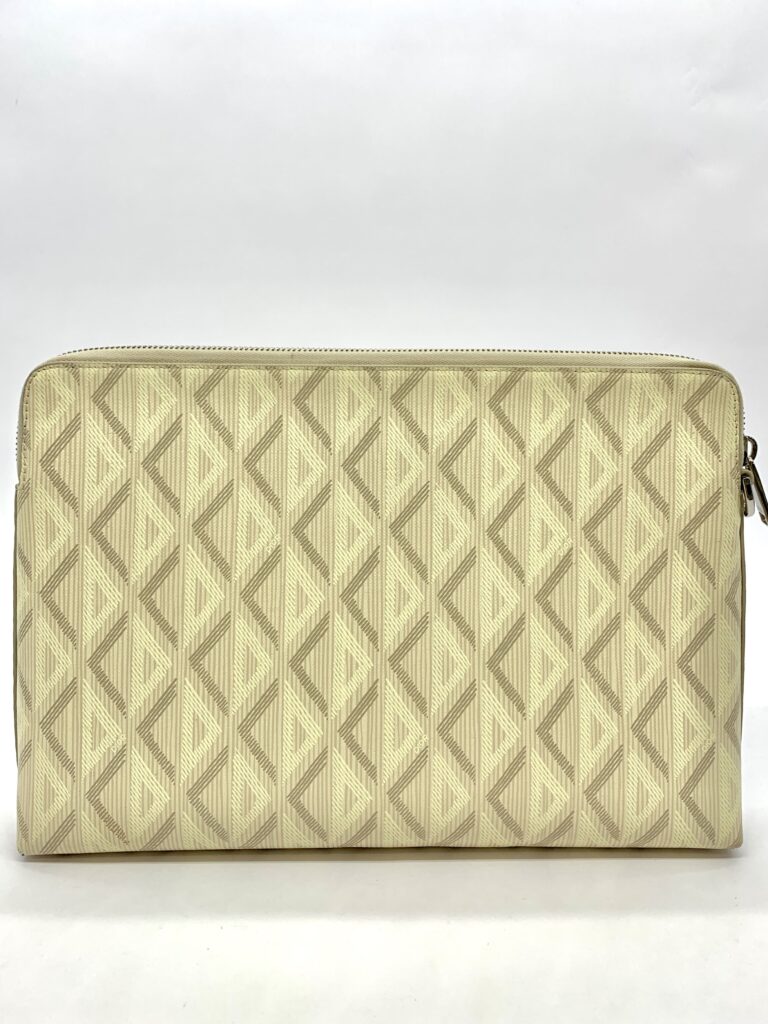 A5 Triangle Pouch White Beige SHW