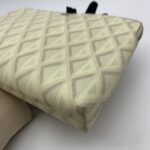 A5 Triangle Pouch White Beige SHW