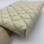 A5 Triangle Pouch White Beige SHW