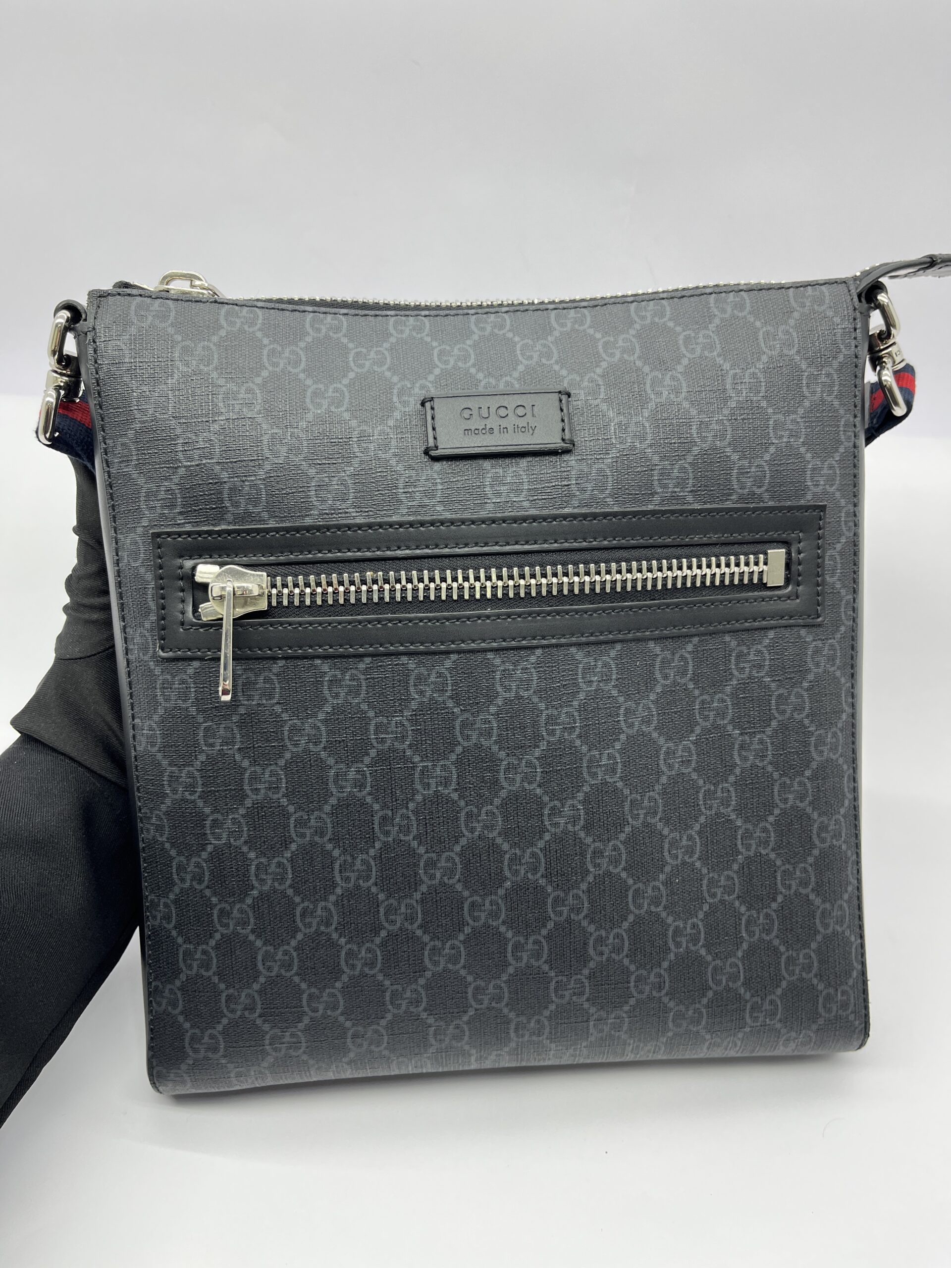 Courrier Messenger Zip GG Supreme Black