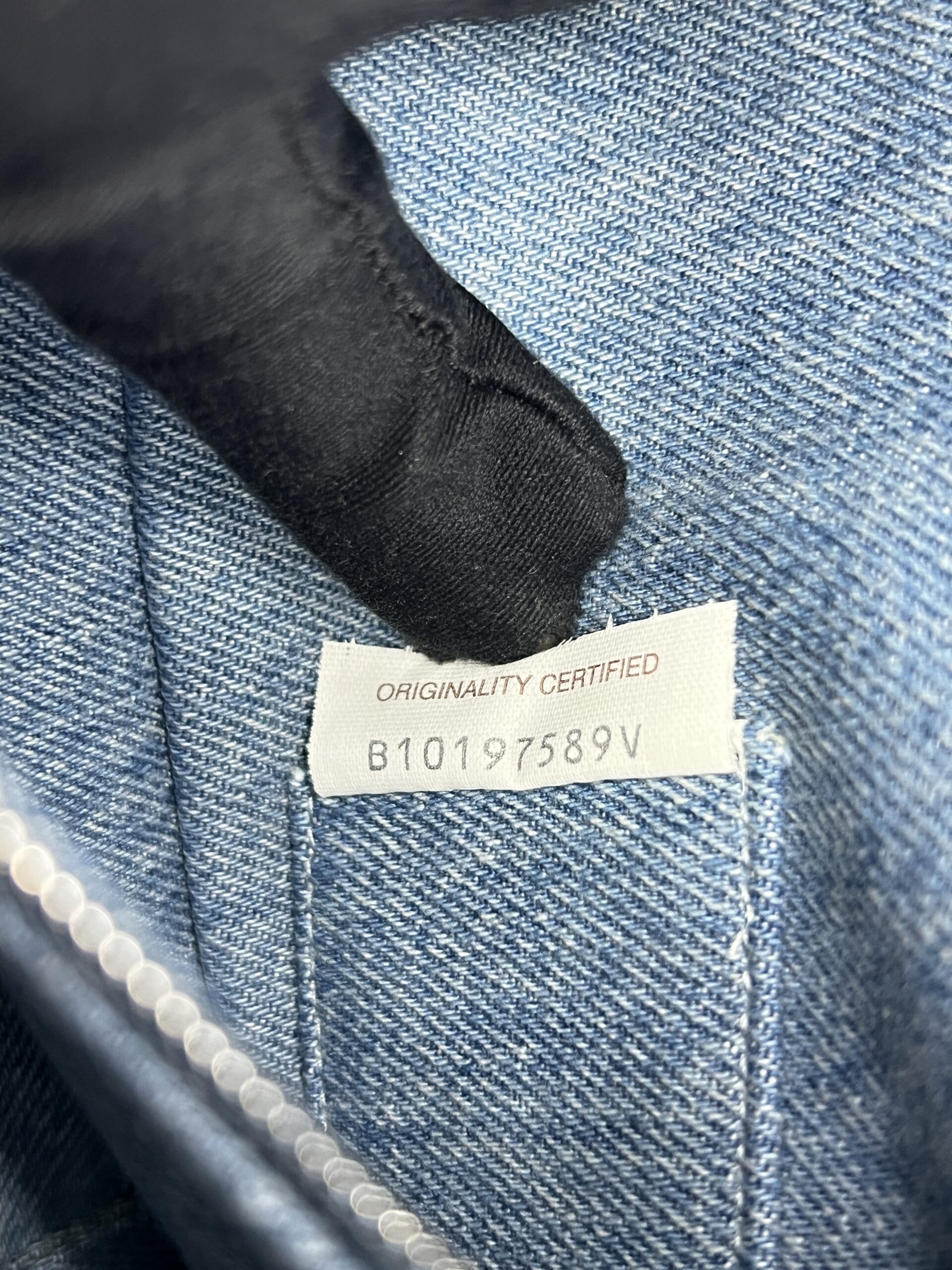 Brick Cassette Intrecciato Washed Denim SHW