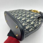 C'est Bag Canvas Blue Oblique GHW