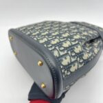 C'est Bag Canvas Blue Oblique GHW