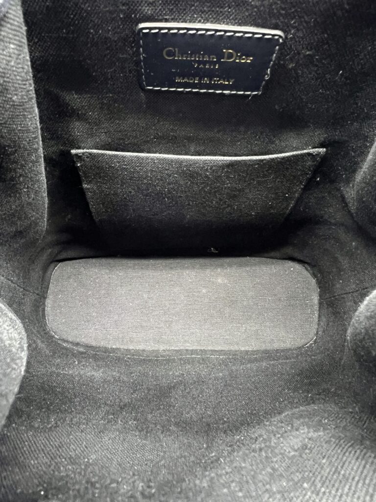 C'est Bag Canvas Blue Oblique GHW