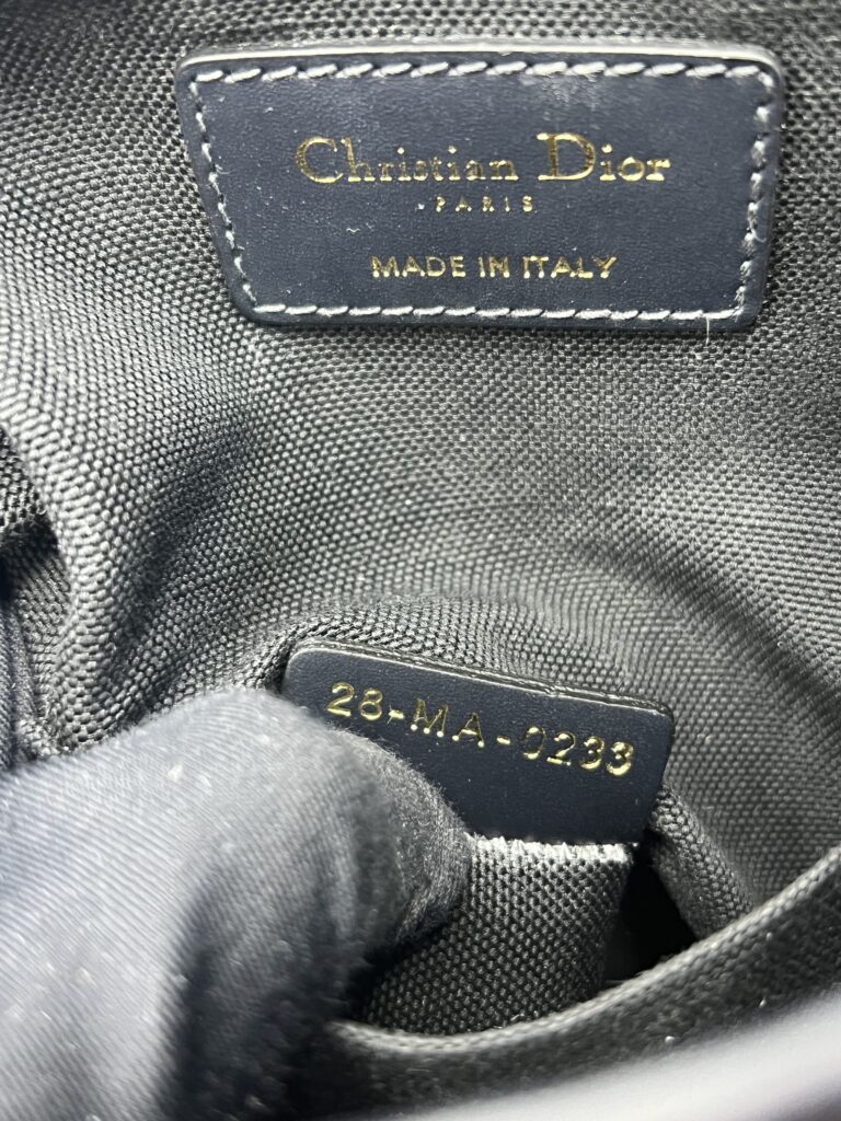 C'est Bag Canvas Blue Oblique GHW