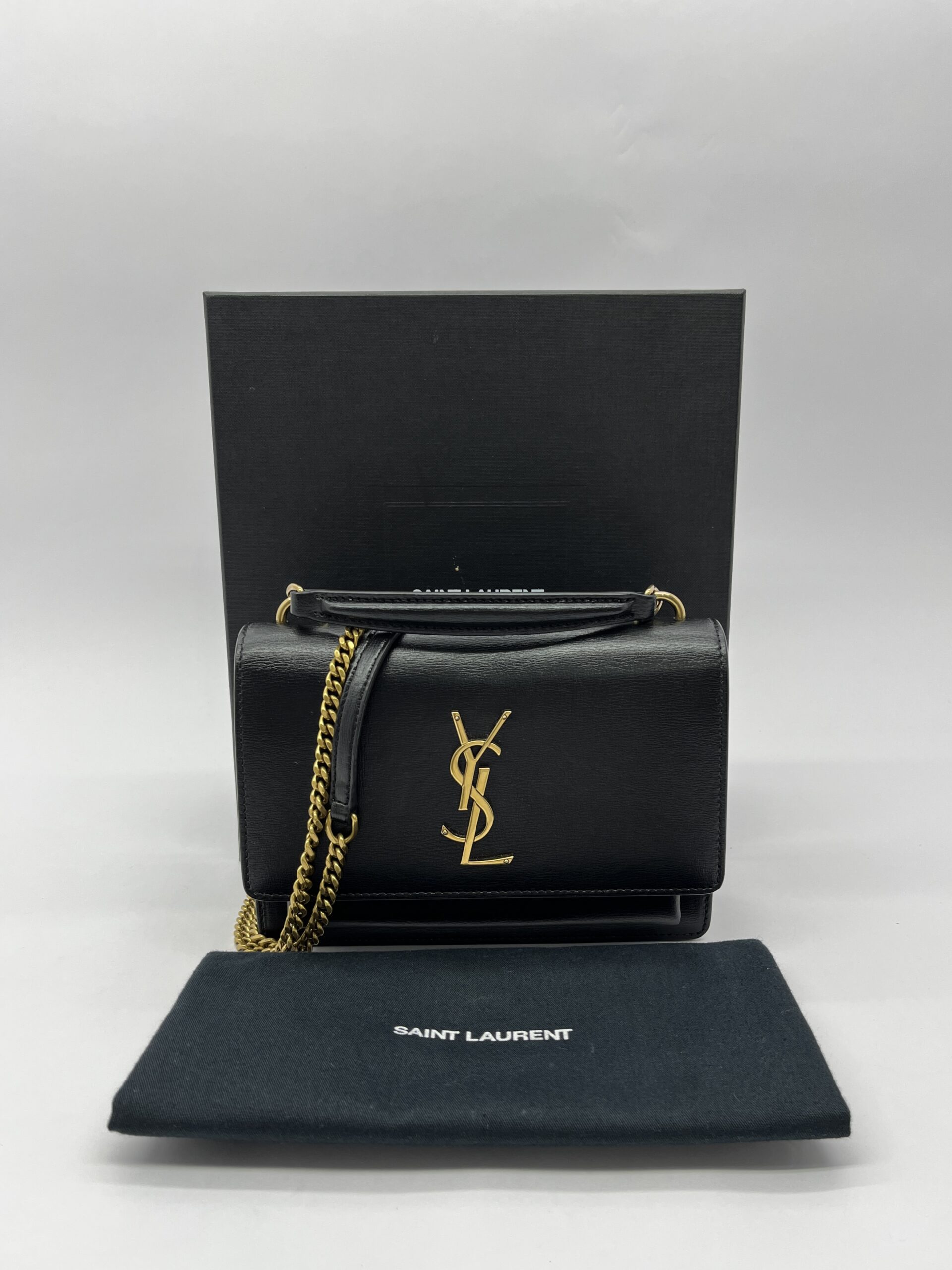 Sunset WOC Top Handle Black GHW