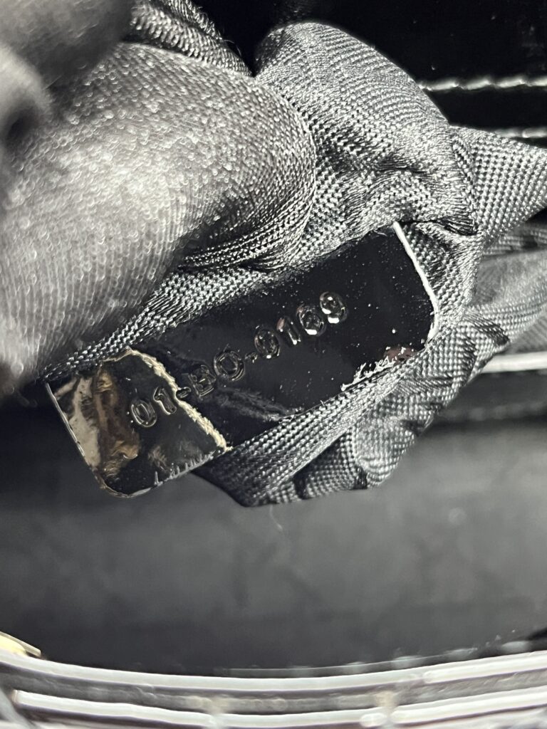 Lady Dior Mini Vernis Black GHW