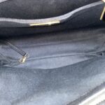 Stitched Large Shopping Tote Black Caviar