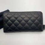 Fullzip Wallet Embossed Black GHW
