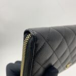 Fullzip Wallet Embossed Black GHW