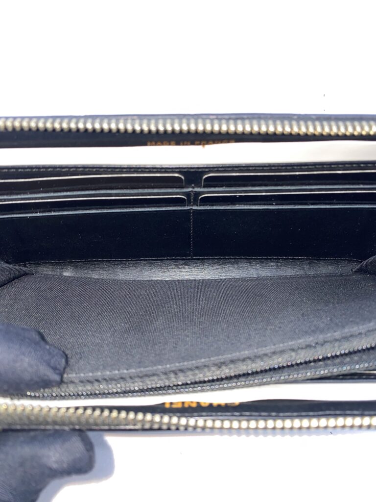 Fullzip Wallet Embossed Black GHW