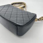 Flap Bag Black caviar GHW