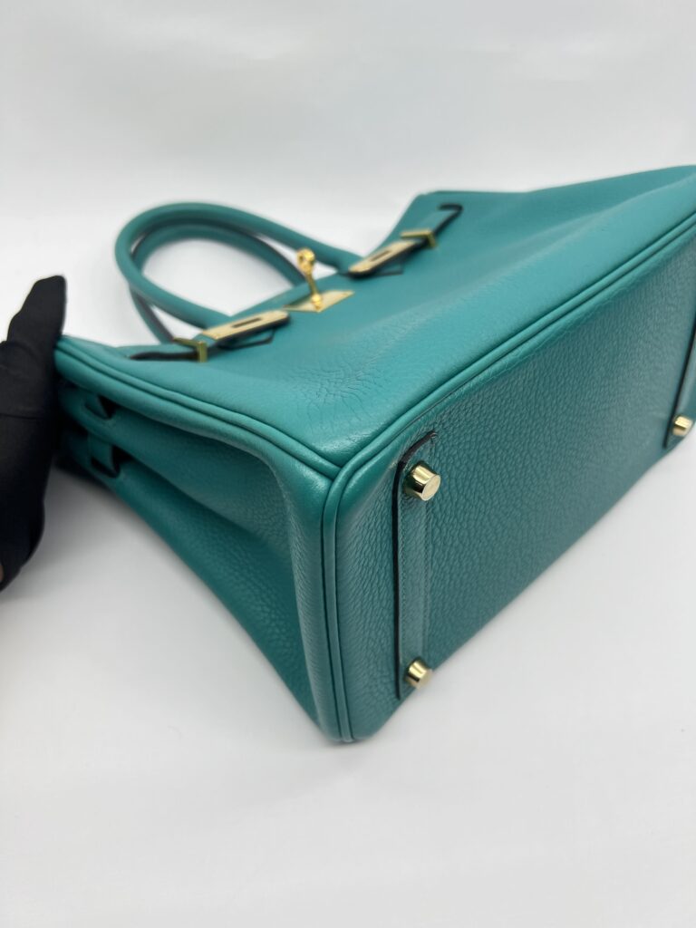 Birkin 30 Togo Blue Paon GHW