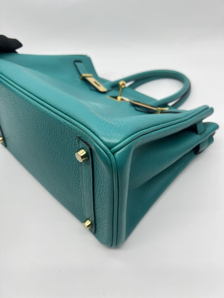 Birkin 30 Togo Blue Paon GHW