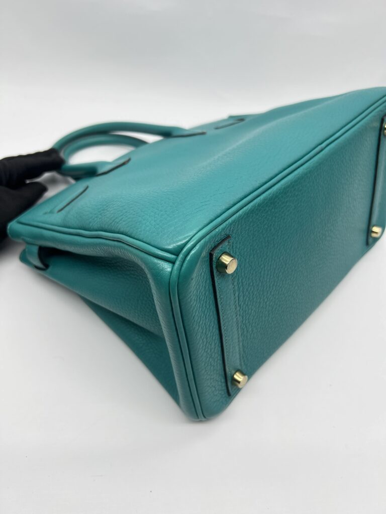 Birkin 30 Togo Blue Paon GHW