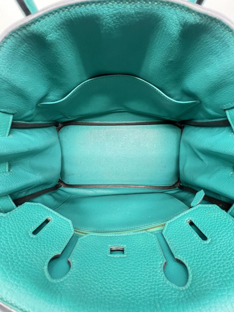 Birkin 30 Togo Blue Paon GHW