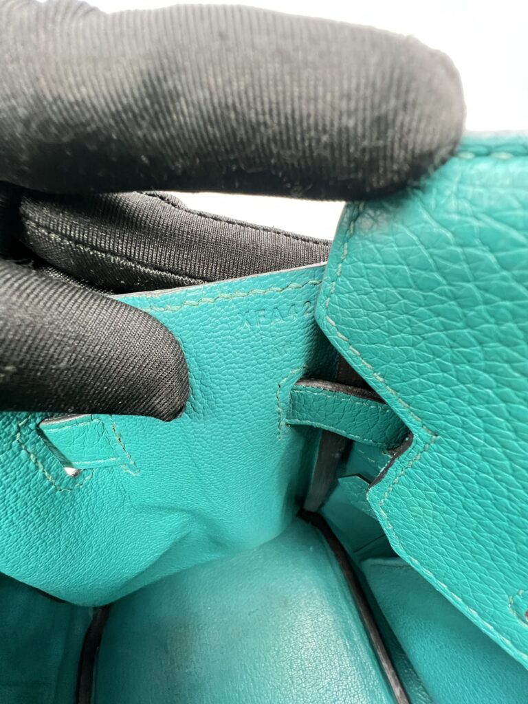 Birkin 30 Togo Blue Paon GHW