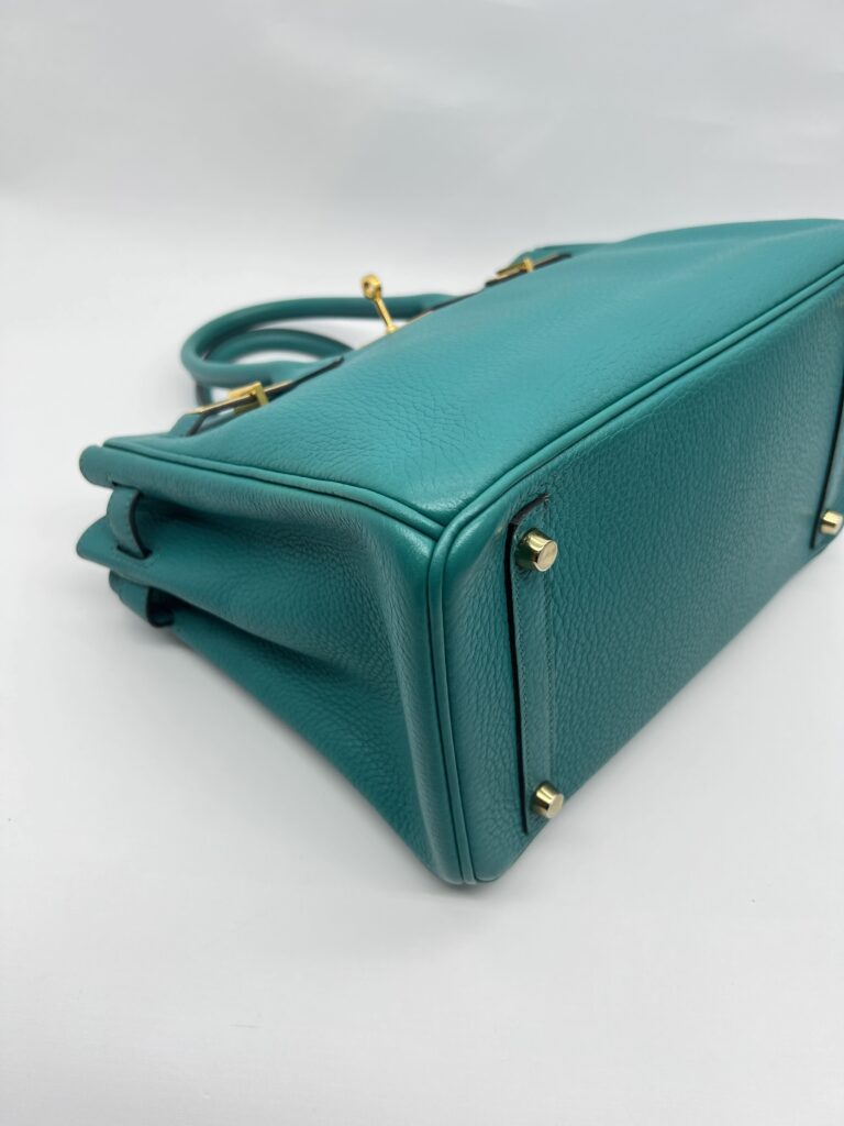 Birkin 30 Togo Blue Paon GHW