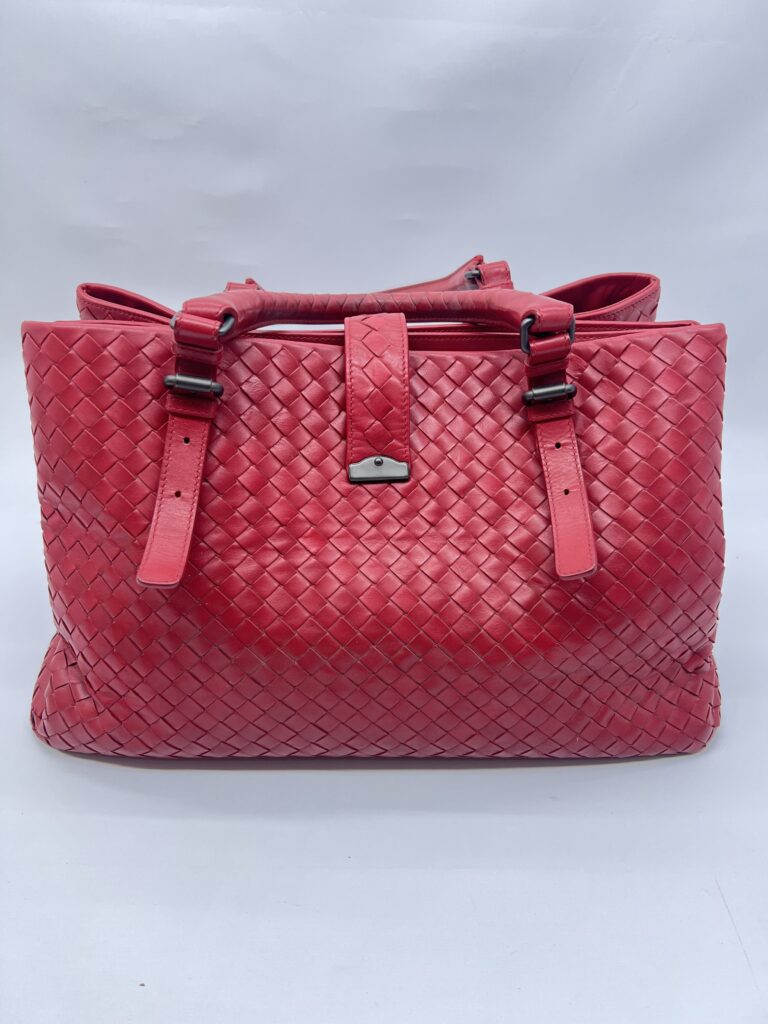 Roma Tote Intrecciato Red BHW