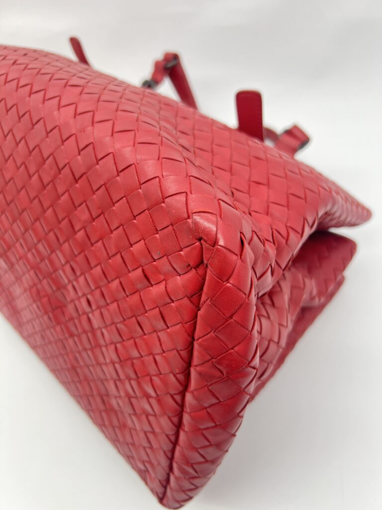Roma Tote Intrecciato Red BHW