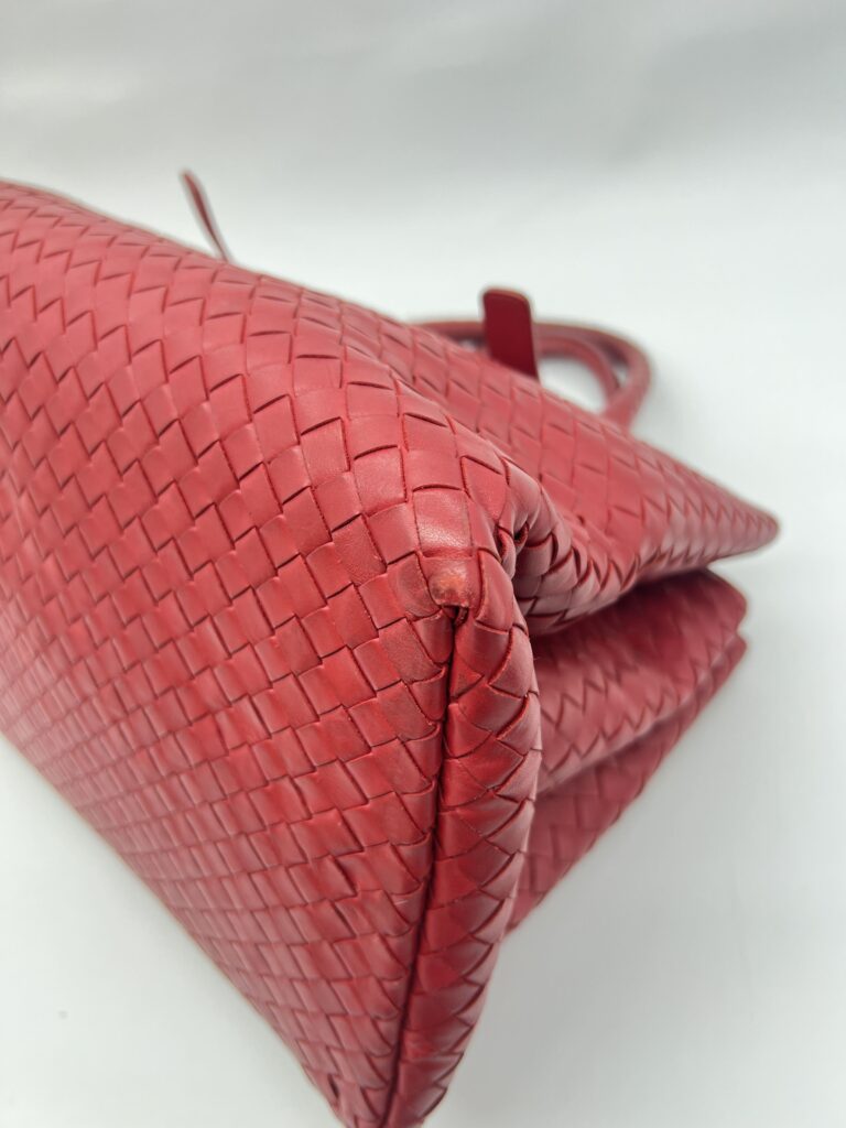 Roma Tote Intrecciato Red BHW