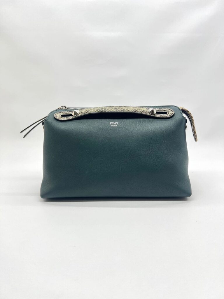 By The Way Medium Dark Green/Handle Snake Skin SHW