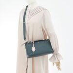 By The Way Medium Dark Green/Handle Snake Skin SHW