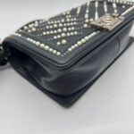 Boy 25 Lambskin Pearl Black SHW