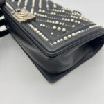 Boy 25 Lambskin Pearl Black SHW