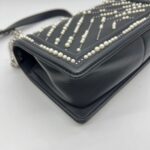 Boy 25 Lambskin Pearl Black SHW