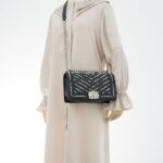 Boy 25 Lambskin Pearl Black SHW