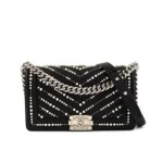 Boy 25 Lambskin Pearl Black SHW