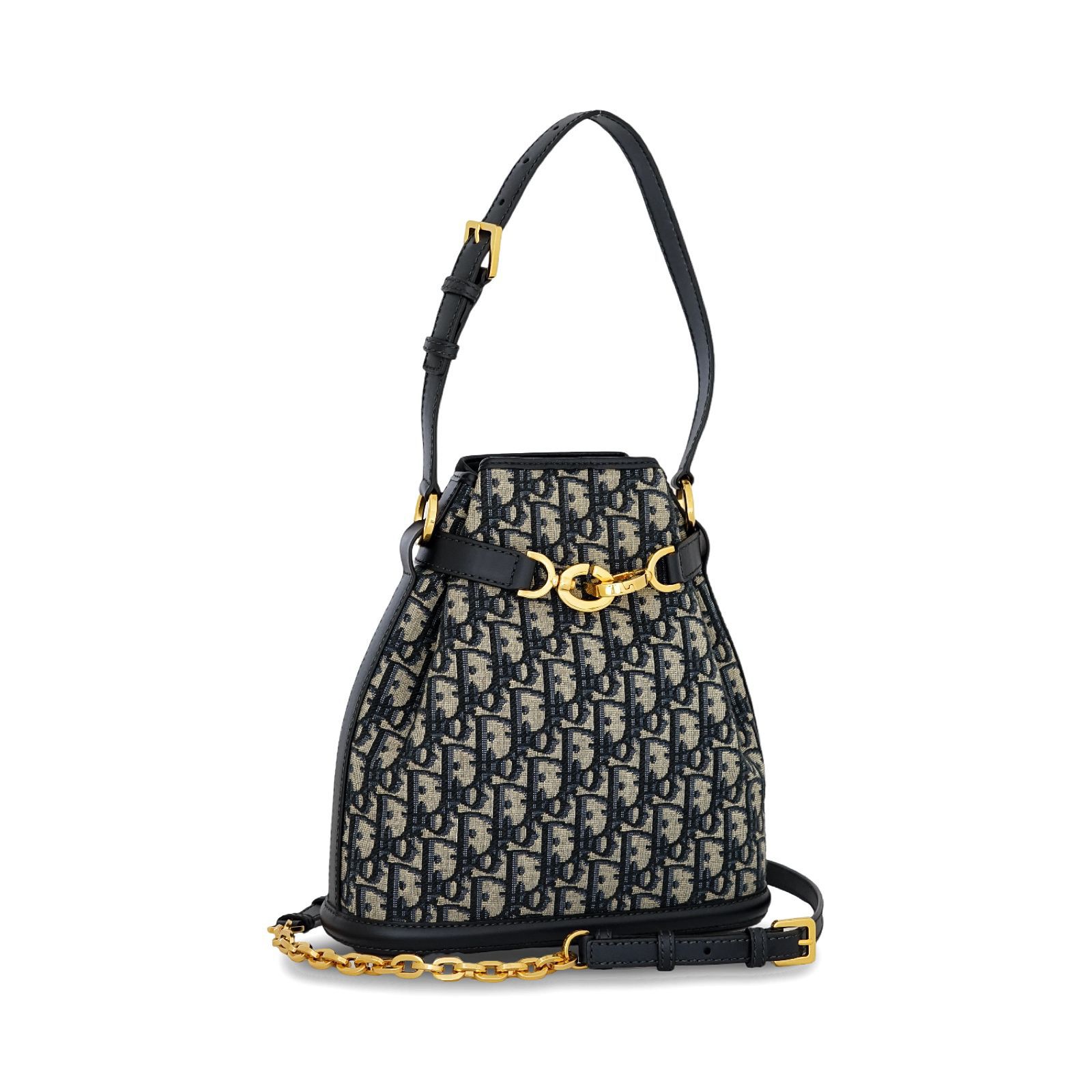 C’est Bag Canvas Blue Oblique GHW