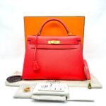 Kelly 32 Epsom Rouge Tomate GHW