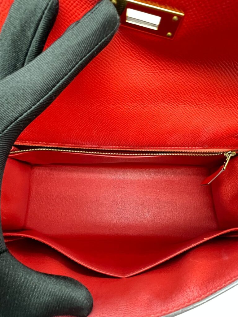 Kelly 32 Epsom Rouge Tomate GHW