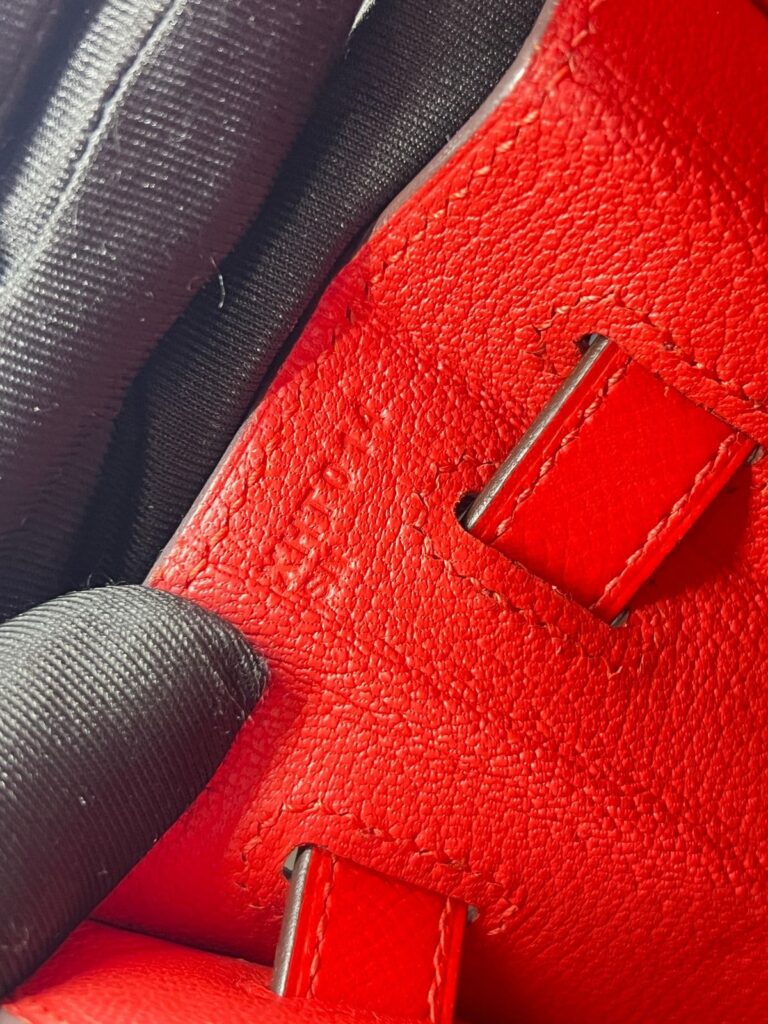 Kelly 32 Epsom Rouge Tomate GHW