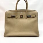 Birkin 35 Clemence Gris Tourterelle PHW