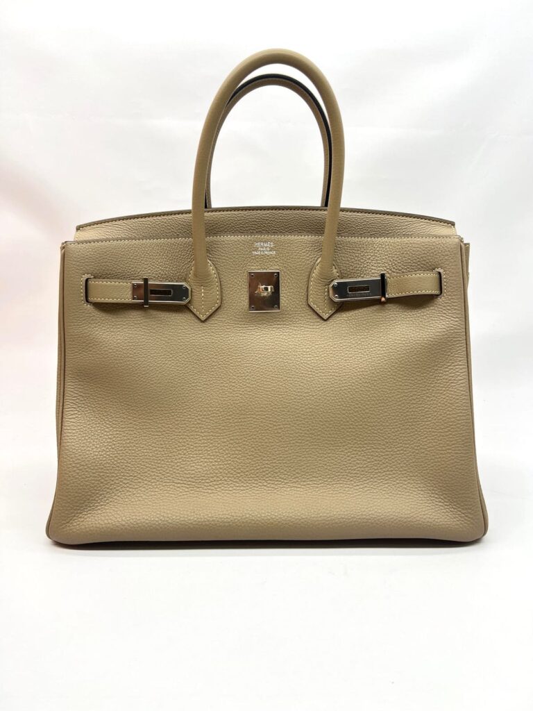 Birkin 35 Clemence Gris Tourterelle PHW