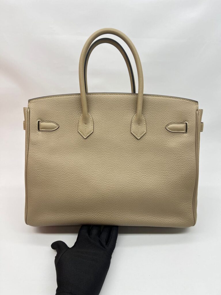 Birkin 35 Clemence Gris Tourterelle PHW