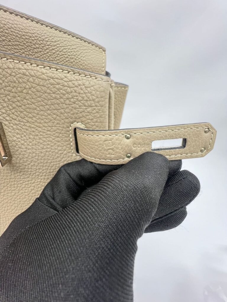 Birkin 35 Clemence Gris Tourterelle PHW