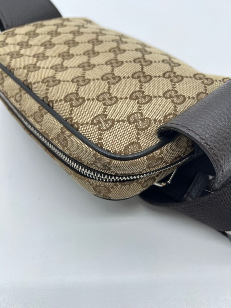 Belt Bag GG Canvas Brown SHW