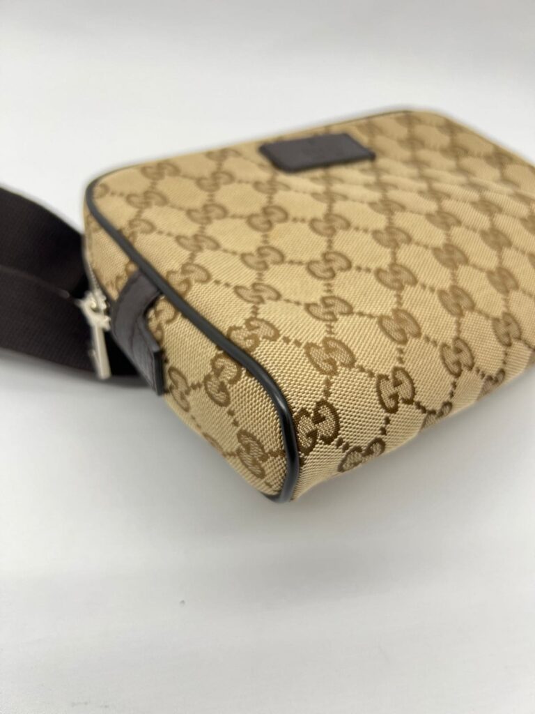 Belt Bag GG Canvas Brown SHW