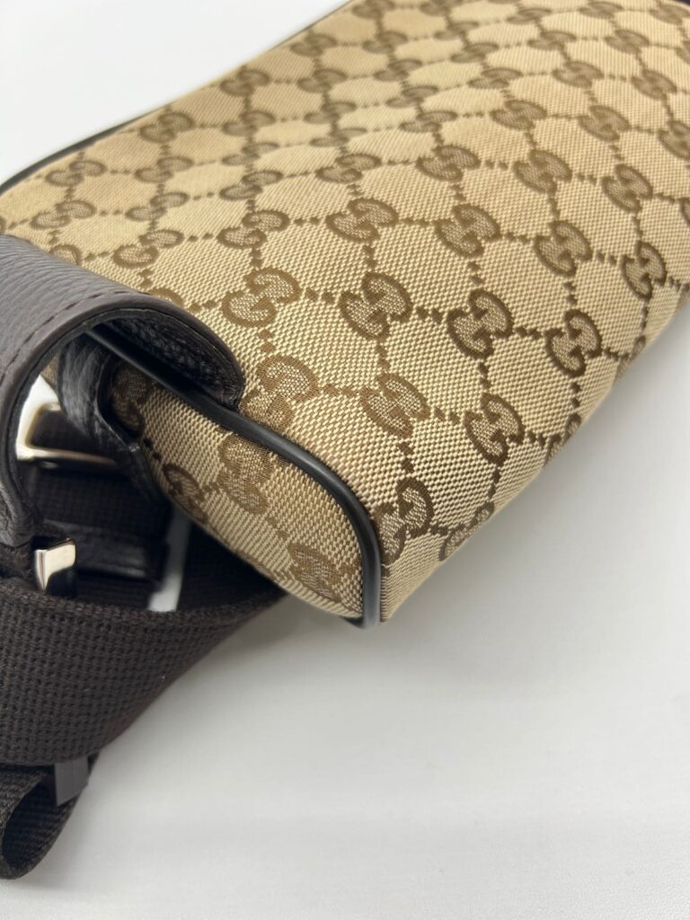 Belt Bag GG Canvas Brown SHW