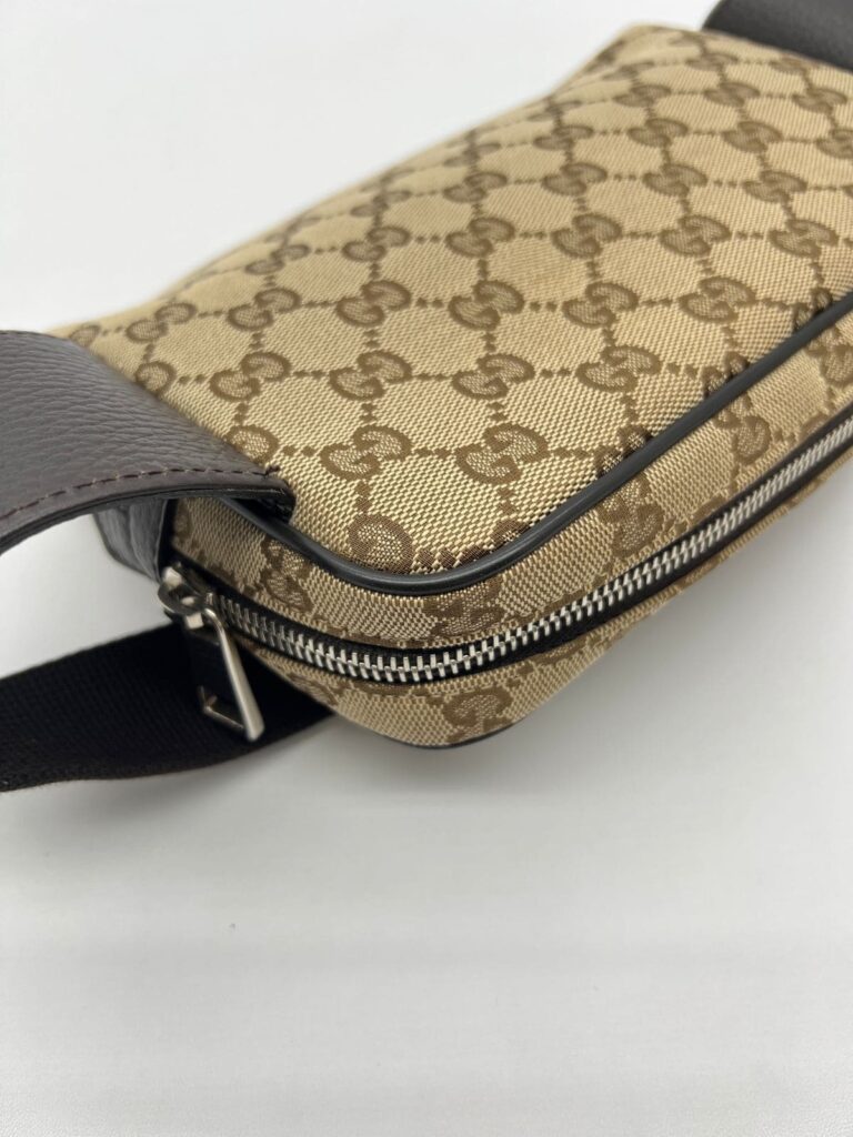 Belt Bag GG Canvas Brown SHW