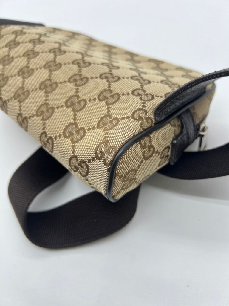 Belt Bag GG Canvas Brown SHW