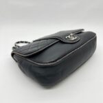 Elementary Chic Flap Tweed Silver Lambskin Black SHW