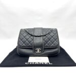 Elementary Chic Flap Tweed Silver Lambskin Black SHW